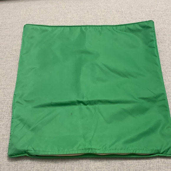 Coach Pillow Cases. Set of two. 17 x 17 inches. Pink/Blue and Purple/Green - Picture 14 of 16